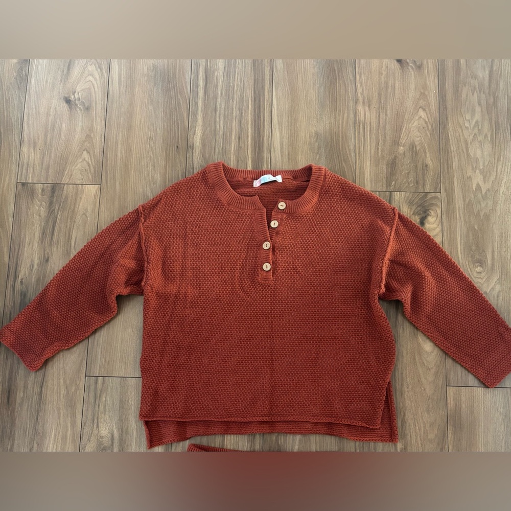 Free People Beach Hailee Sweater Henley and Wide Leg Knit Set Size XS - Picture 12 of 15